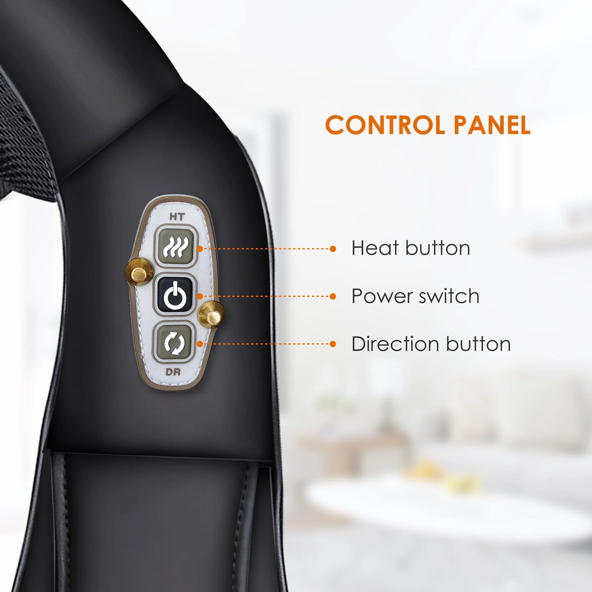 Shiatsu Shoulder Neck Massager with Heat, 4D Deep Kneading Back Massager Gifts for Men Women