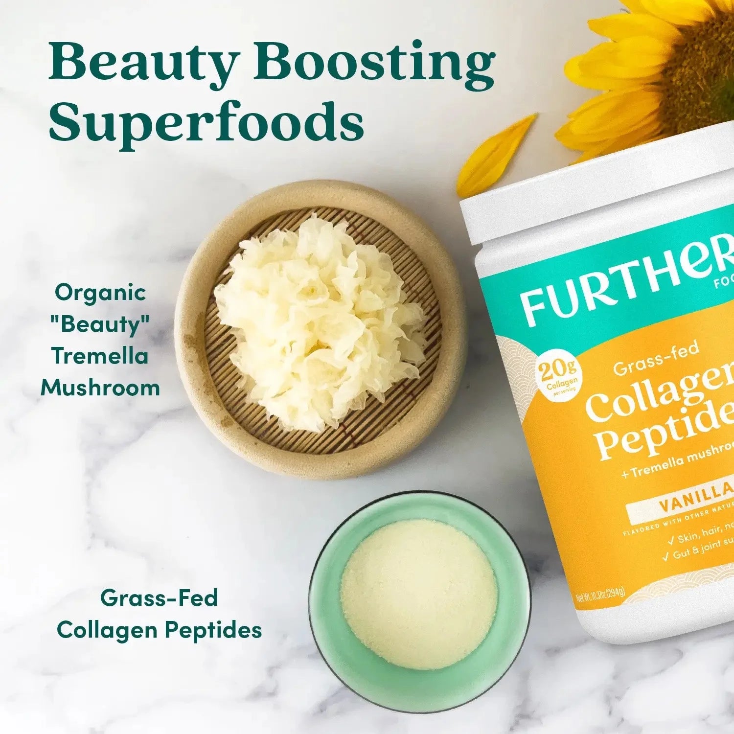 Vanilla Collagen Peptides Powder - 30 Servings