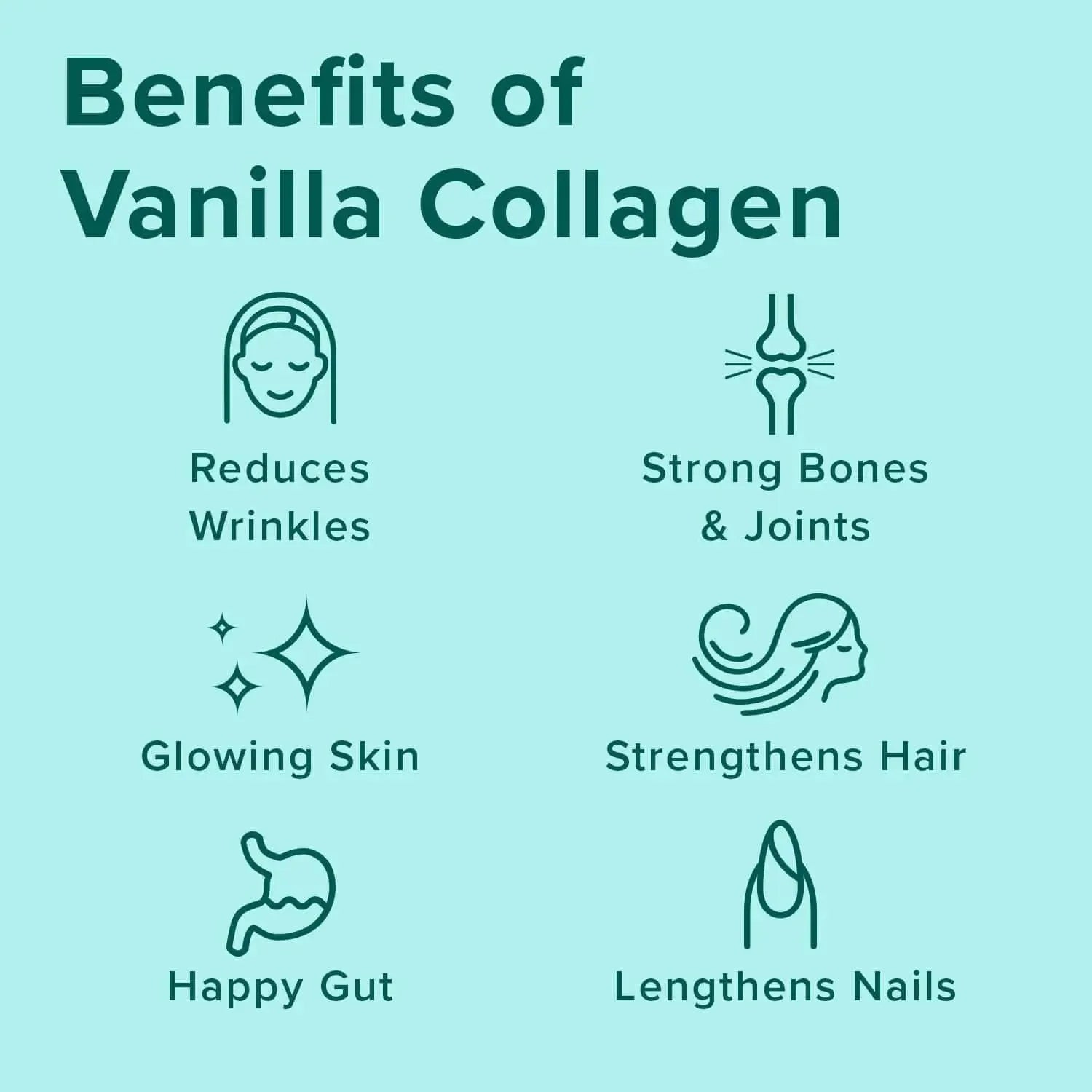 Vanilla Collagen Peptides Powder - 30 Servings