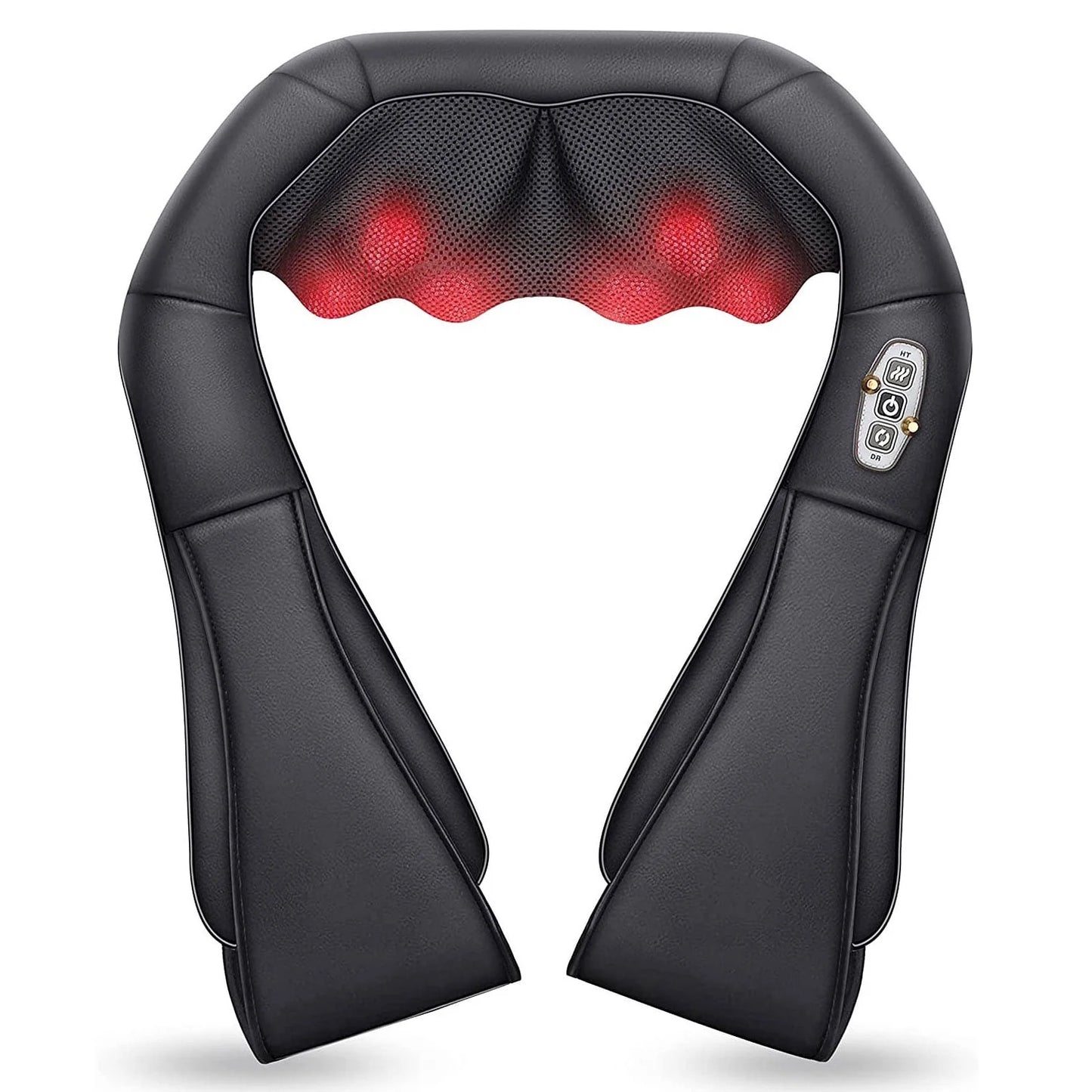 Shiatsu Shoulder Neck Massager with Heat, 4D Deep Kneading Back Massager Gifts for Men Women